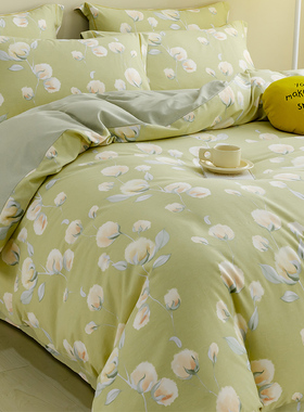 速发加厚纯棉磨毛单020022件秋冬冬季加大x20x240全棉被罩四件套