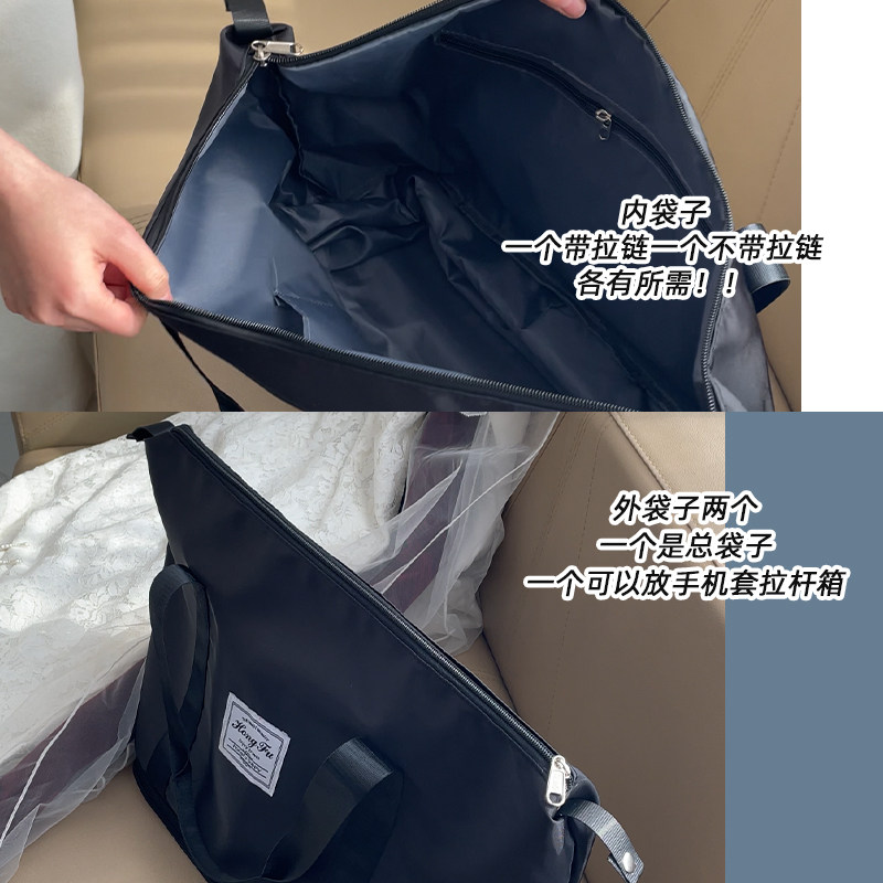 跟妆包化妆师f补妆收纳袋大容量装发饰卷棒专用神器黑色手提工具