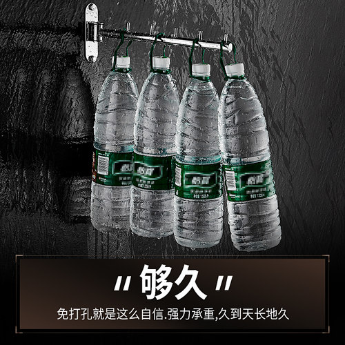 不锈钢隐形折叠晾衣架室内壁挂免打孔小型凉N衣架阳台可旋转挂衣
