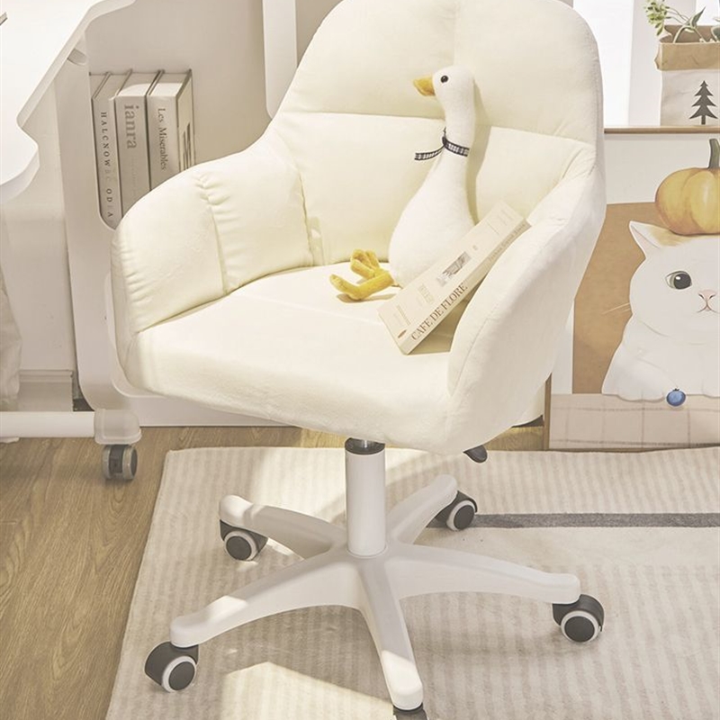 电脑椅家用转椅女生卧室化妆椅子久E坐舒服大学生宿舍学习办公座