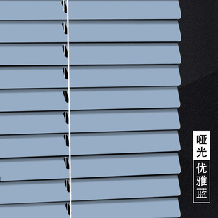 厨房卫生间卷拉 百叶窗帘遮阳简易窗帘卷帘全遮光升降免打L孔安装