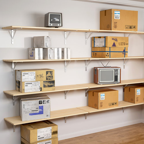 墙上置物架卫生间墙壁实木挂墙一字隔F板壁挂式墙面上墙木板收纳