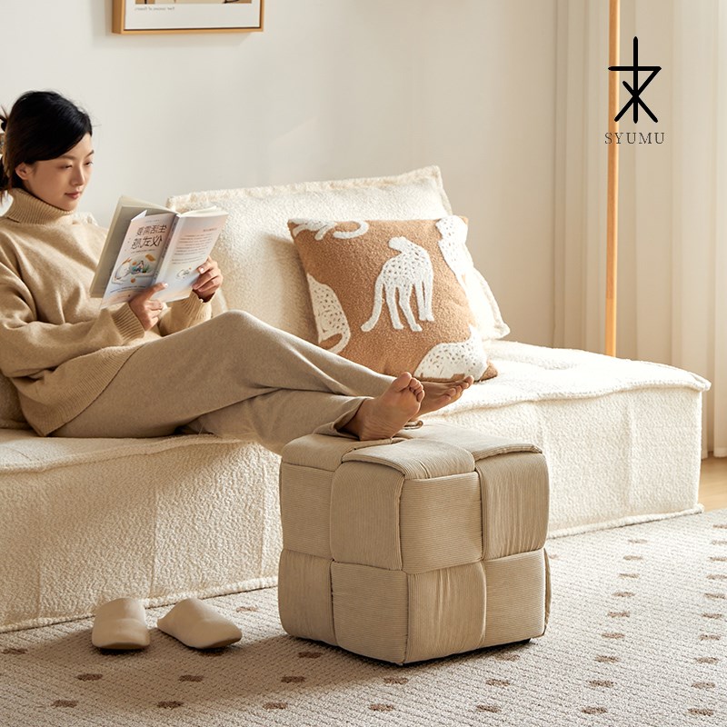 换鞋凳家用门口小方凳子轻奢高级试衣间凳子沙发凳休息Z坐墩长条