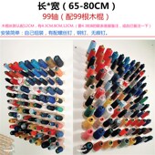 实木缝纫线架 放宝塔线家用线圈架可放190N轴丝带弹力玉线收纳架
