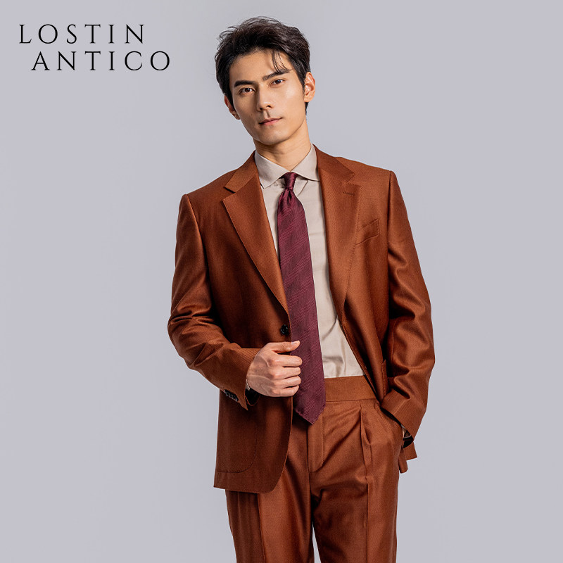 意式时尚设计款休闲西服套装