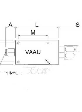 台湾VAAU正VA110 VA115 VA120负压真空发生器气动真空泵