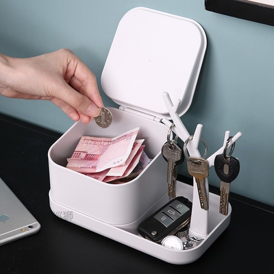 Entrance key desk storage box at the entrance living room cr