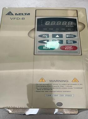 VFD075B23B 台达变频器 7.5KW 220V 实物（憨憨电子）