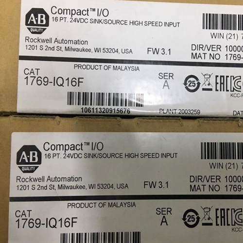 议~1769-IQ16F 全新 1769系列 正品原装 标价
