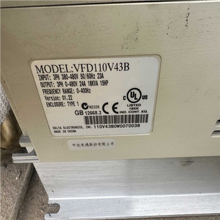 15千瓦 臺達VFD VE主軸驅(qū)動器 帶PG卡 崽崽配件 成色非常好