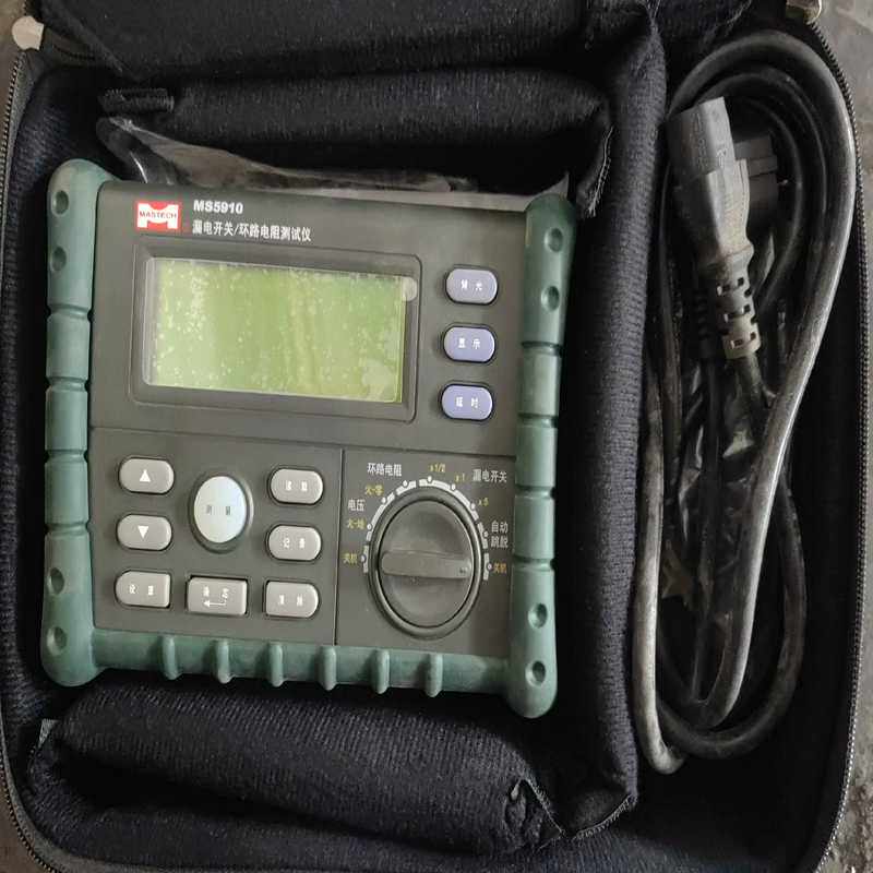 议~MASTECH华仪仪表 MS5910 漏电开关 环路电阻测试
