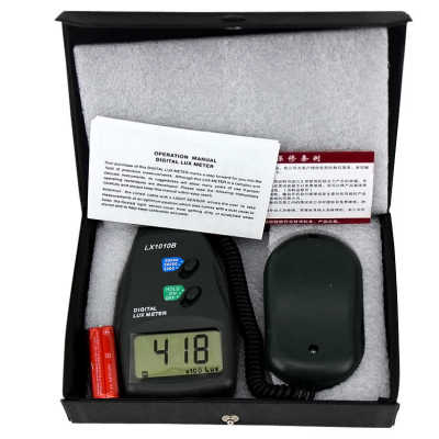 中性外销LX1010B数字式照度计 高精度光度计 自动量程测光仪