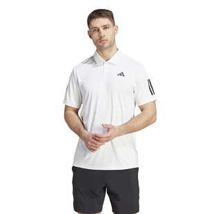 adidas阿迪达斯短袖 IS2295 男装 黑色白色训练透气T恤翻领polo衫