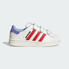 adidas头板魔术贴小白鞋小童男女阿迪达斯鞋JR8002贝壳SUPERSTAR