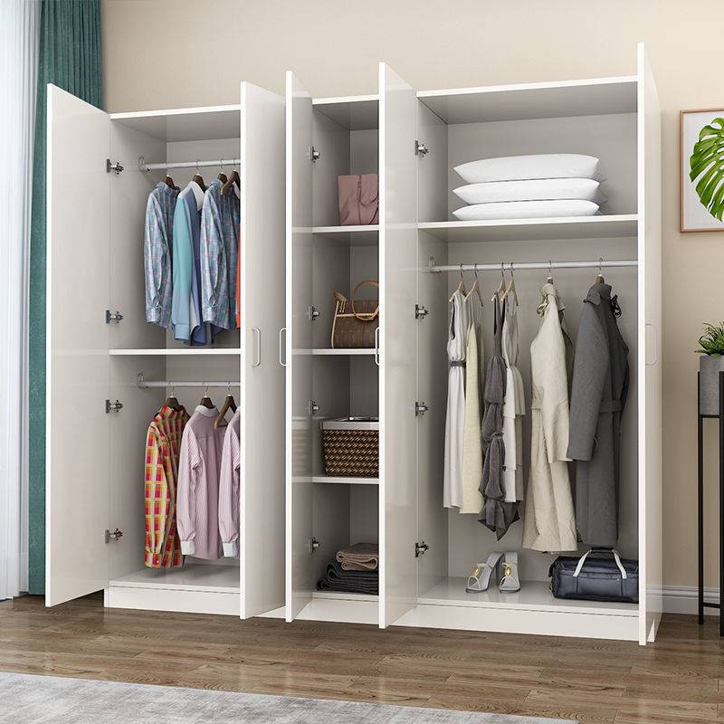 简易衣柜现代简约出租房家用卧室实木质儿童宿舍收纳橱板式经济型