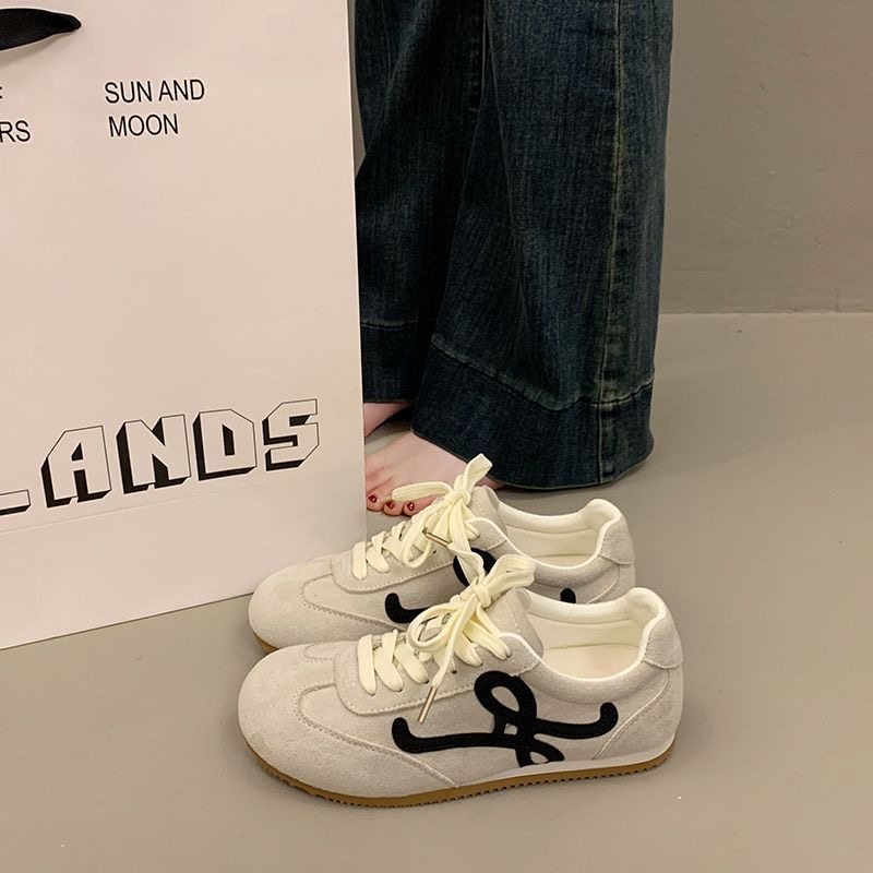 专柜德训鞋女鞋2025年新款夏季百搭透气运动鞋复古网红休闲阿甘鞋