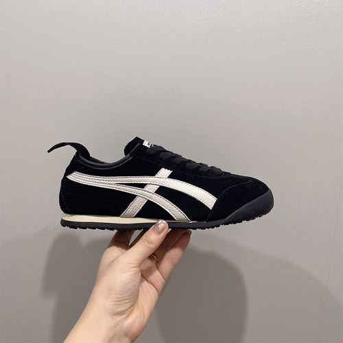 2025春季新款平底复古阿甘鞋女百搭软底运动休闲板鞋舒适德训鞋潮