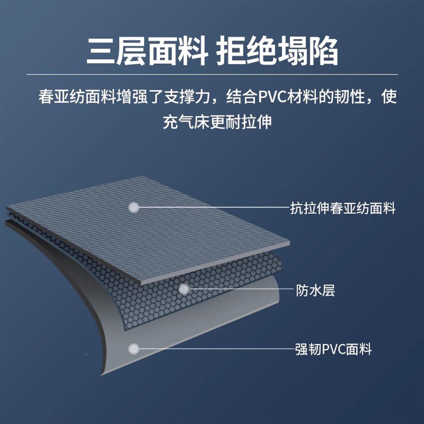 法阿尔气床垫家双人加大气垫充床加厚午休折叠床户外露用营可6821