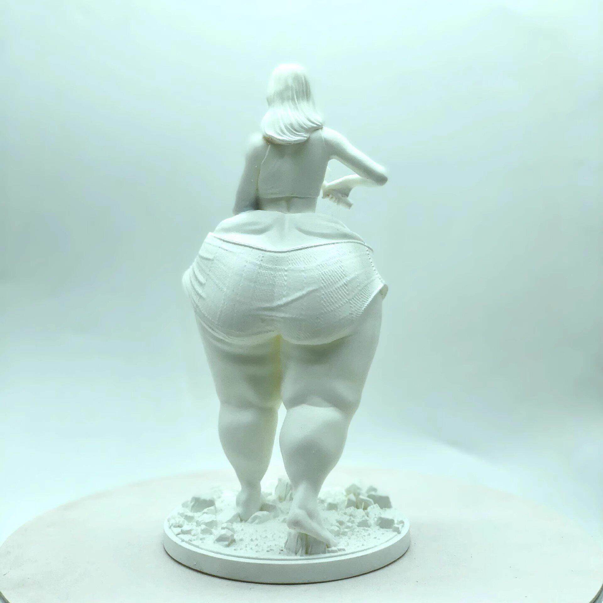 创意打破脂肪健身瘦身男女减肥摆件雕像人体造型健美家居瑜伽馆