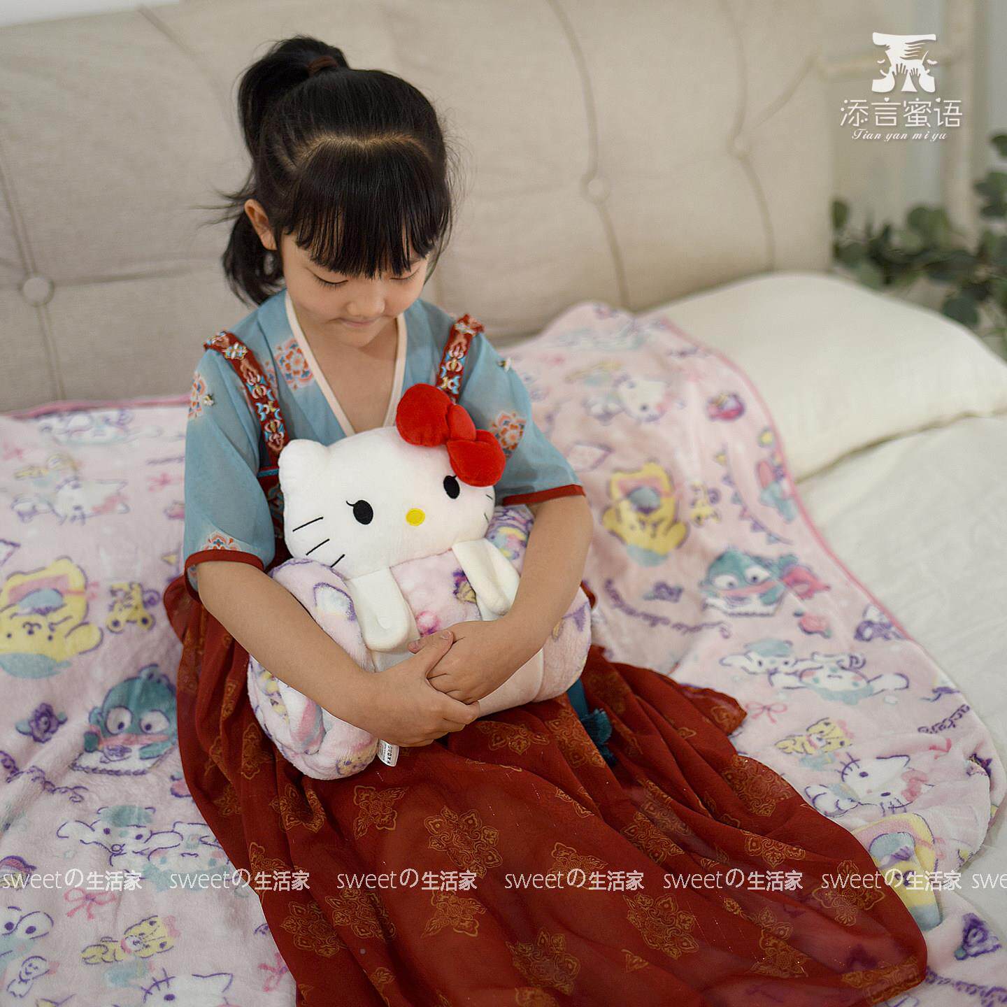 CPR可卡通绒便携卷毯午休盖毯珊瑚爱毛毯折叠毯儿童毯少女心绒毯