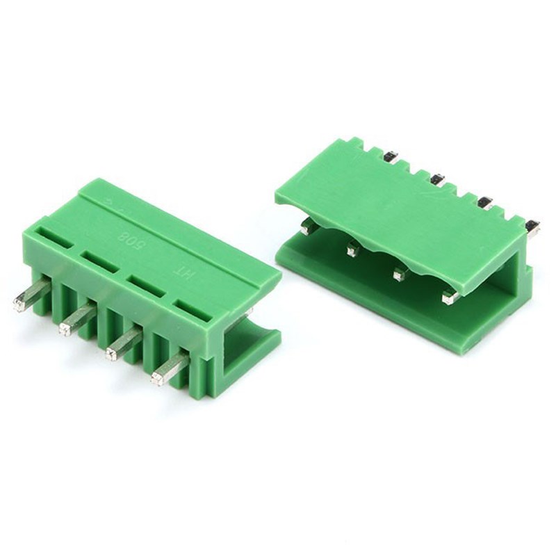 HT5.08-2/3/4/5/6/8/10/12P拔插式PCB接线端子508V直针插座接插件