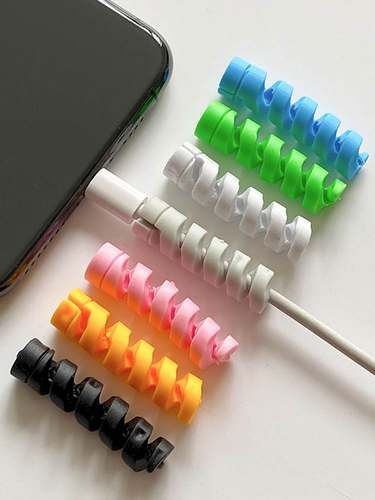 螺旋数据线保护套充电线手机通用防折断防断裂充电器接头保护缠线