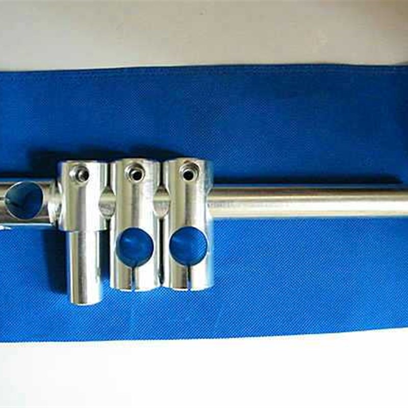 十字连接件固定夹木工机械包覆机配件万向节单孔加长杆子钢管支架