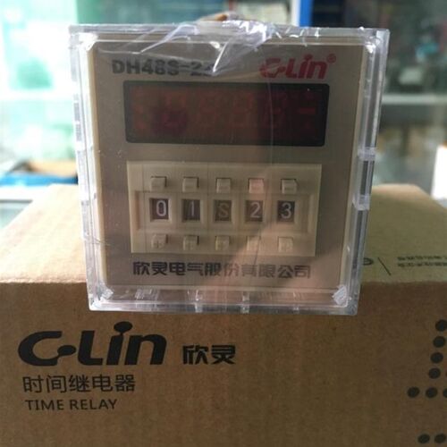 欣灵DH48S-2Z数显时间继电器2组通电延时转换AC220V 0.01S-99h99m