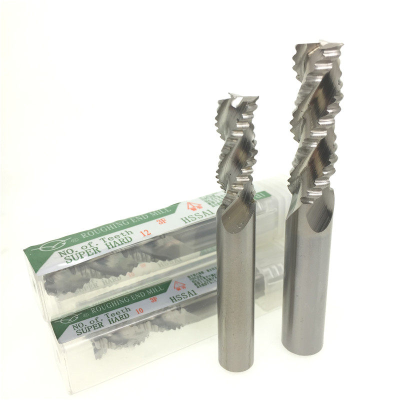 正品伊海超硬白钢粗皮铣刀 玉米/波刃铣刀 三刃 铝用粗皮刀 3-16