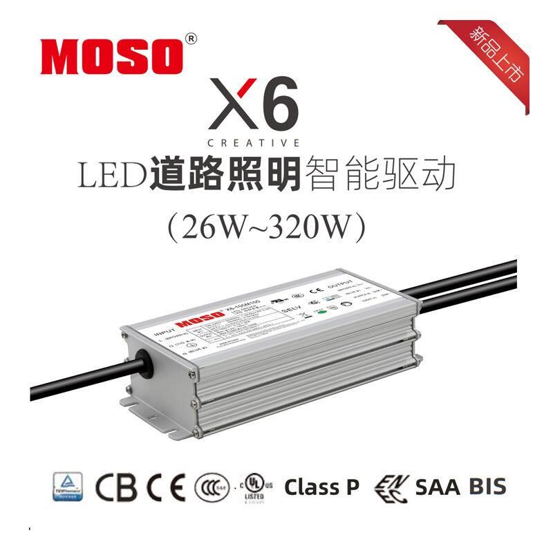 茂硕电源 新款X6系列 100W驱动电源 LED恒流电源 UL户外电源