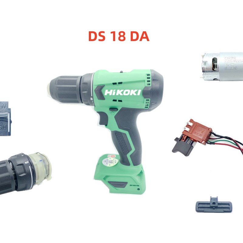 高壹工机18V充电钻DS18DA配件电机开关齿轮箱波箱夹头机壳外壳