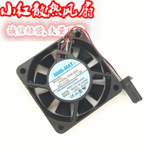 原装NMB 2406KL-05W-B59 6015 24V 0.13A 6CM 数控机床发那科风扇