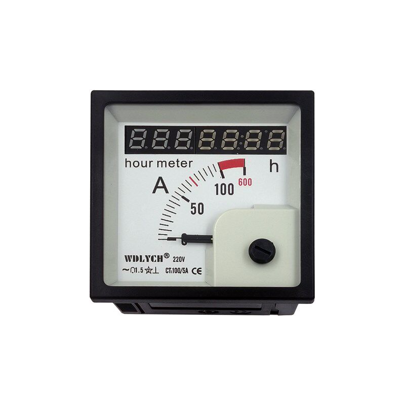 F72交流船用电流表带计时器指针仪表AC220V 100/5A过载6倍双用