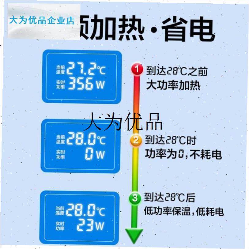 全新升级变频加热棒CN-111C鱼缸加热器短小防爆防漏电PTC加,
