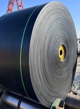 厂家直供帆输送带厂家矿用尼龙黑色橡胶传送带布输磨送耐阻YFS带