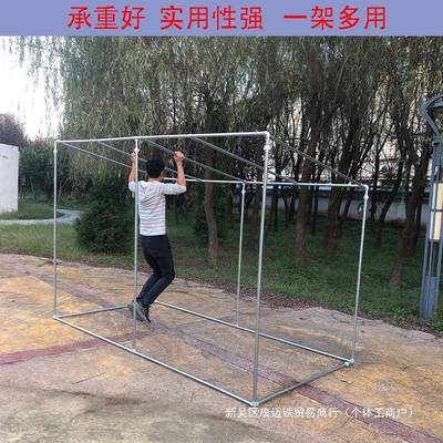 镀锌ltao7798管水管简易花钢架瓜果萄架遮阳雨棚葡保顶温棚斜架子