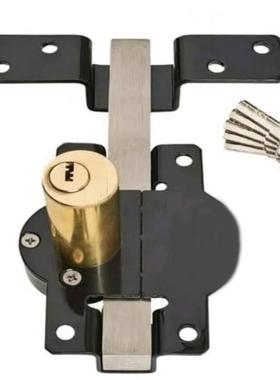 简式奢钥杆匙轻机械门锁横锁房间柜门锁DPE-108通道锁室内插销门