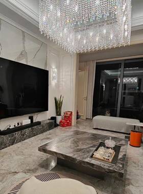 酒店8834大堂轻奢灯具售楼部吸顶灯厅水晶灯法式豪华别宴客墅厅会