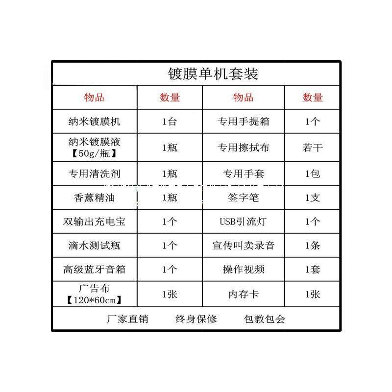 手机镀膜纳米全自动多功贴能机新款液体膜机小753创业摆摊地本摊