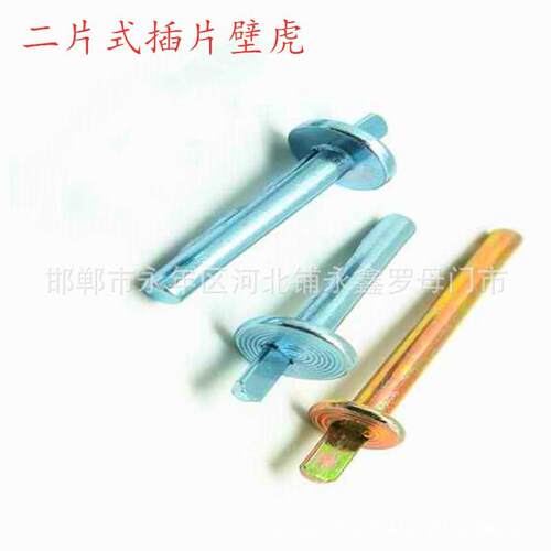 插壁虎膨胀OLY螺丝打入片击敲击膨胀钉锤快速水敲打钉M8*55*6泥5