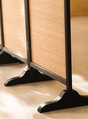 新式实木屏风隔断客厅进遮挡折叠移动户现中代简约办公室985入摆