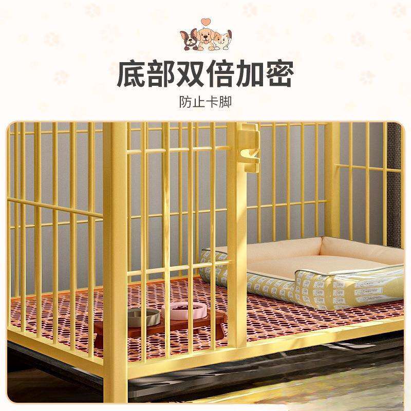狗笼子中大型犬金AS654651毛拉布拉多边牧狗子家用室内中小宠笼型