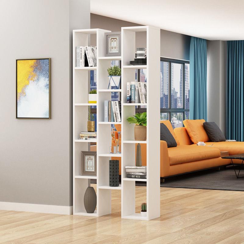 V9N入客户玄关柜简约格592现代进门屏风隔断柜厅装饰双柜面镂空子