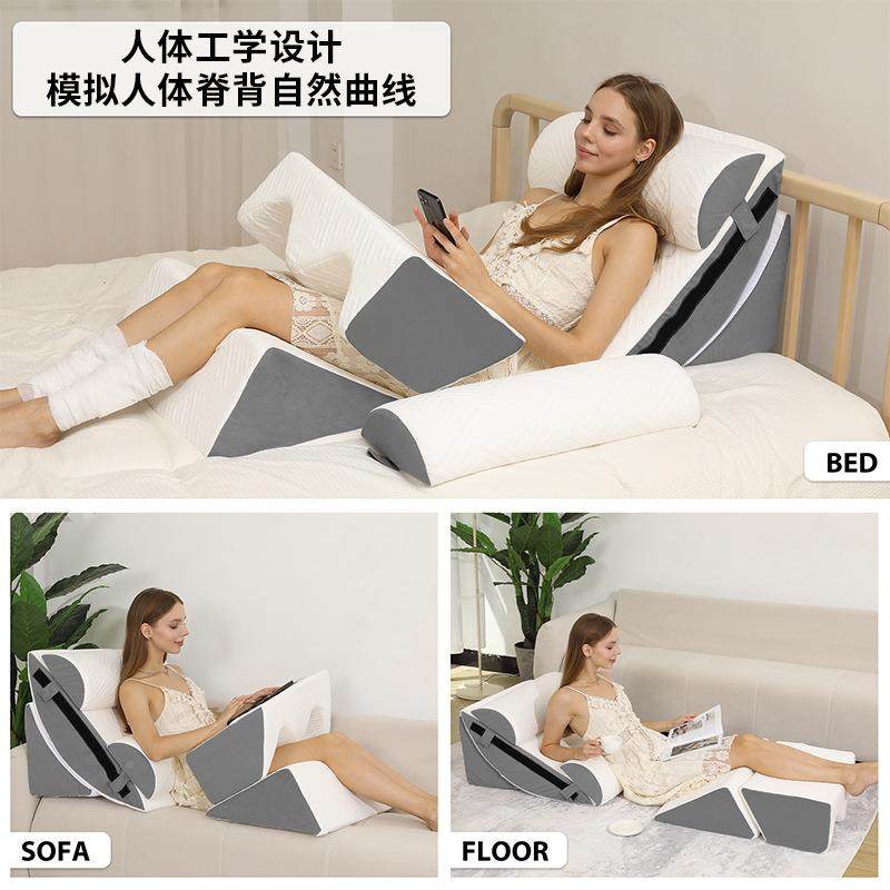 可拆洗背款老人靠垫靠靠腰软包枕孕妇护M型六件理腰枕护颈床背腿,居家布艺,抱枕被,淘宝优惠券,粉丝福利购,淘宝优惠卷