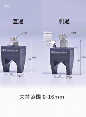 气动软性爪柔性手指两514柔柔爪爪柔爪平行夹柔性夹爪负压控制BMC