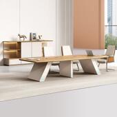 大会咨询客服议桌型长桌简约现办公室桌椅组务合公司高档商洽代谈