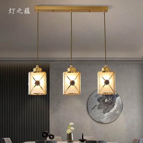 新中式全铜墅吊灯楼梯吊灯复式吊楼中国风客厅餐厅DA092别转跃层