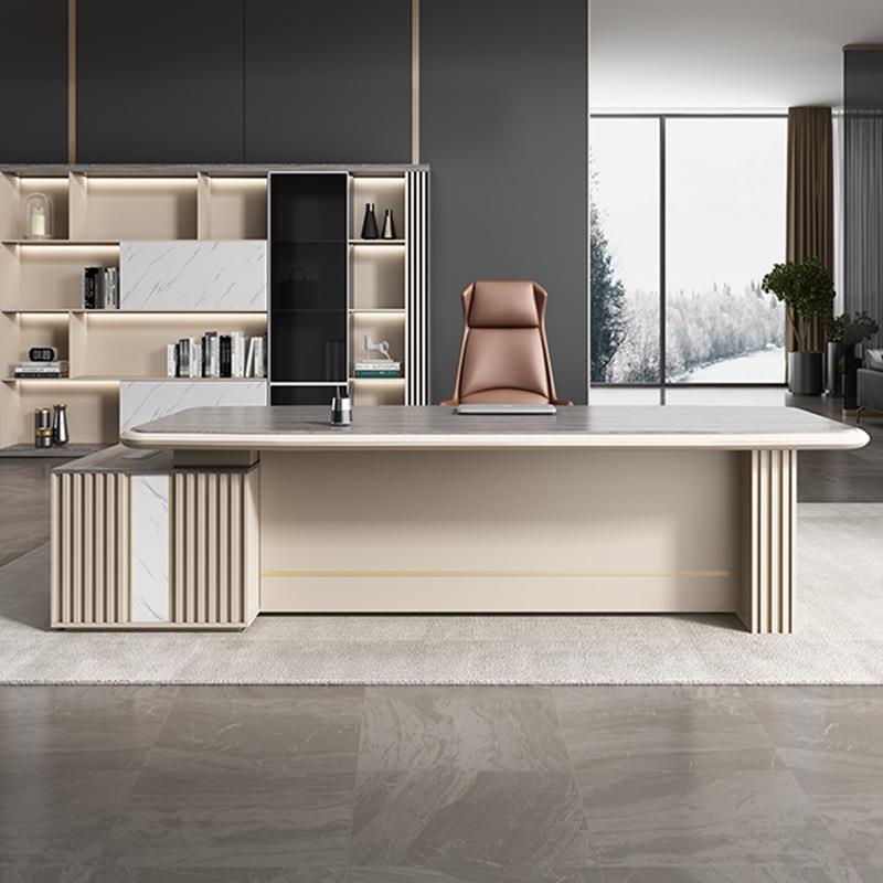 办桌裁老板公L-04桌简约现代总桌单经理桌主管桌董事长办公人室大