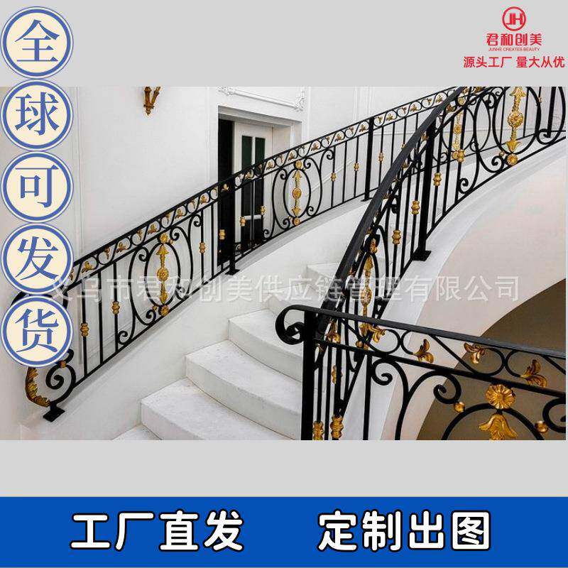 别铁护窗露台铁艺栏杆庭院别202315墅铁艺门窗户外镀锌楼铁艺艺梯