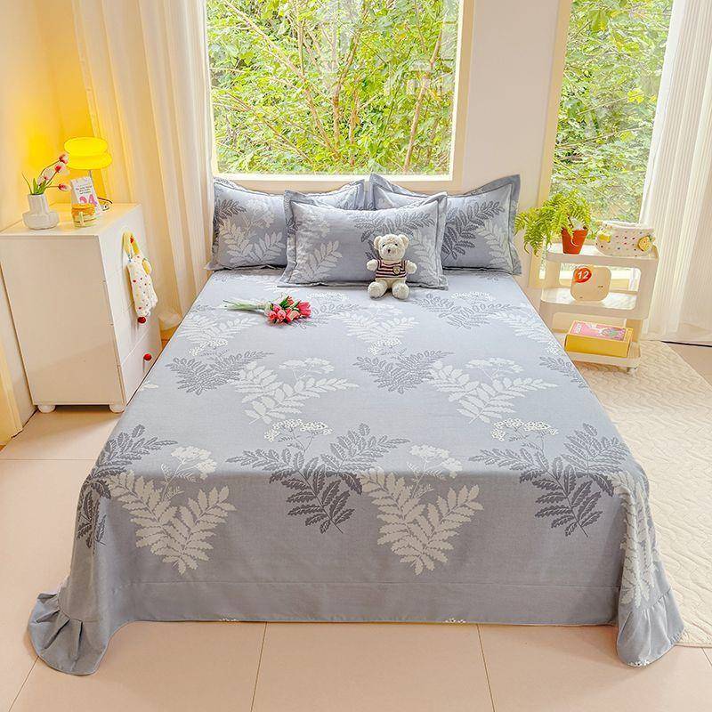 加厚全棉纯m棉磨毛单室单件15床m18家用卧宿舍8FTSWmnM单人被单春